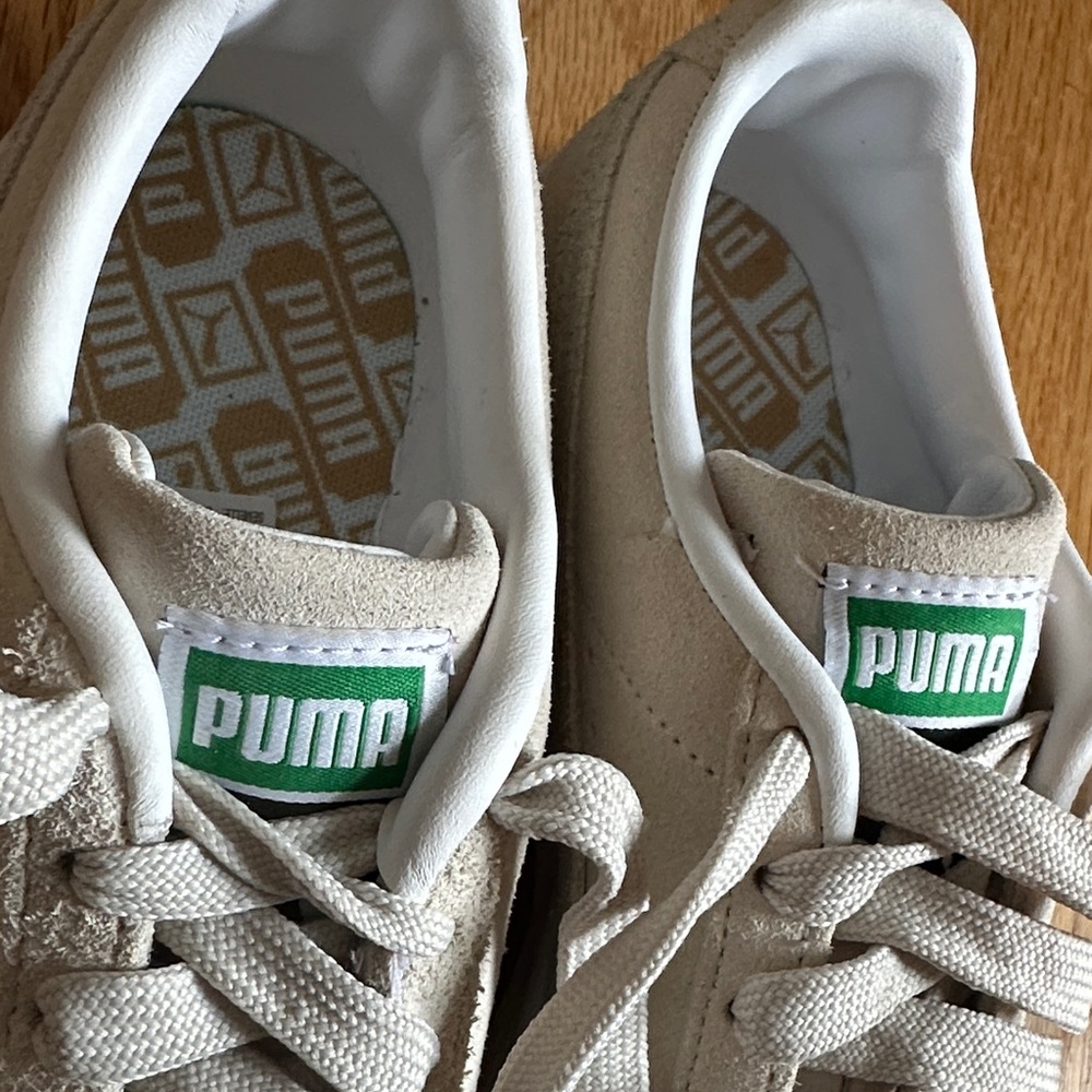 NEW in Box | Puma Cali Dreams Suede Sneakers in White Nimbus Cloud - Picture 4 of 9